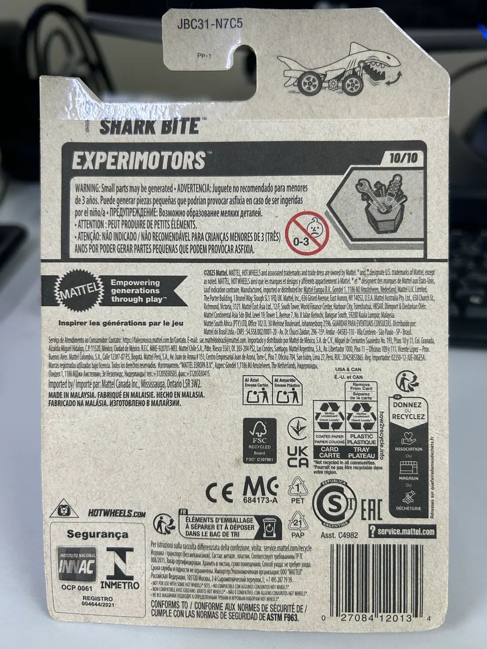 Hot Wheels Shark Bite (TREASURE HUNT) + brinde - Foto 3