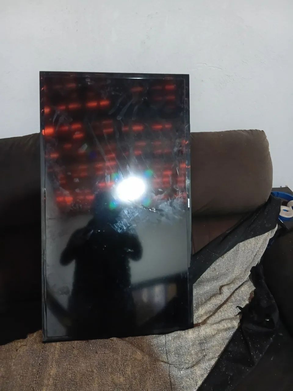 Tv Samsung sem imagem defeito 