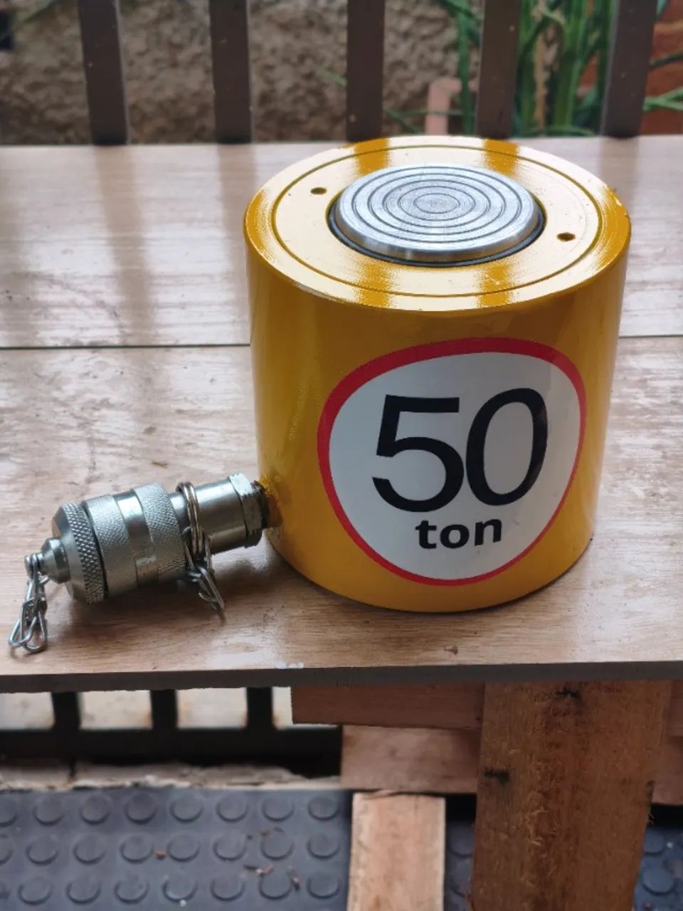Cilindro Hidráulico 50 Ton Simples Ação RCS502 - Foto 2