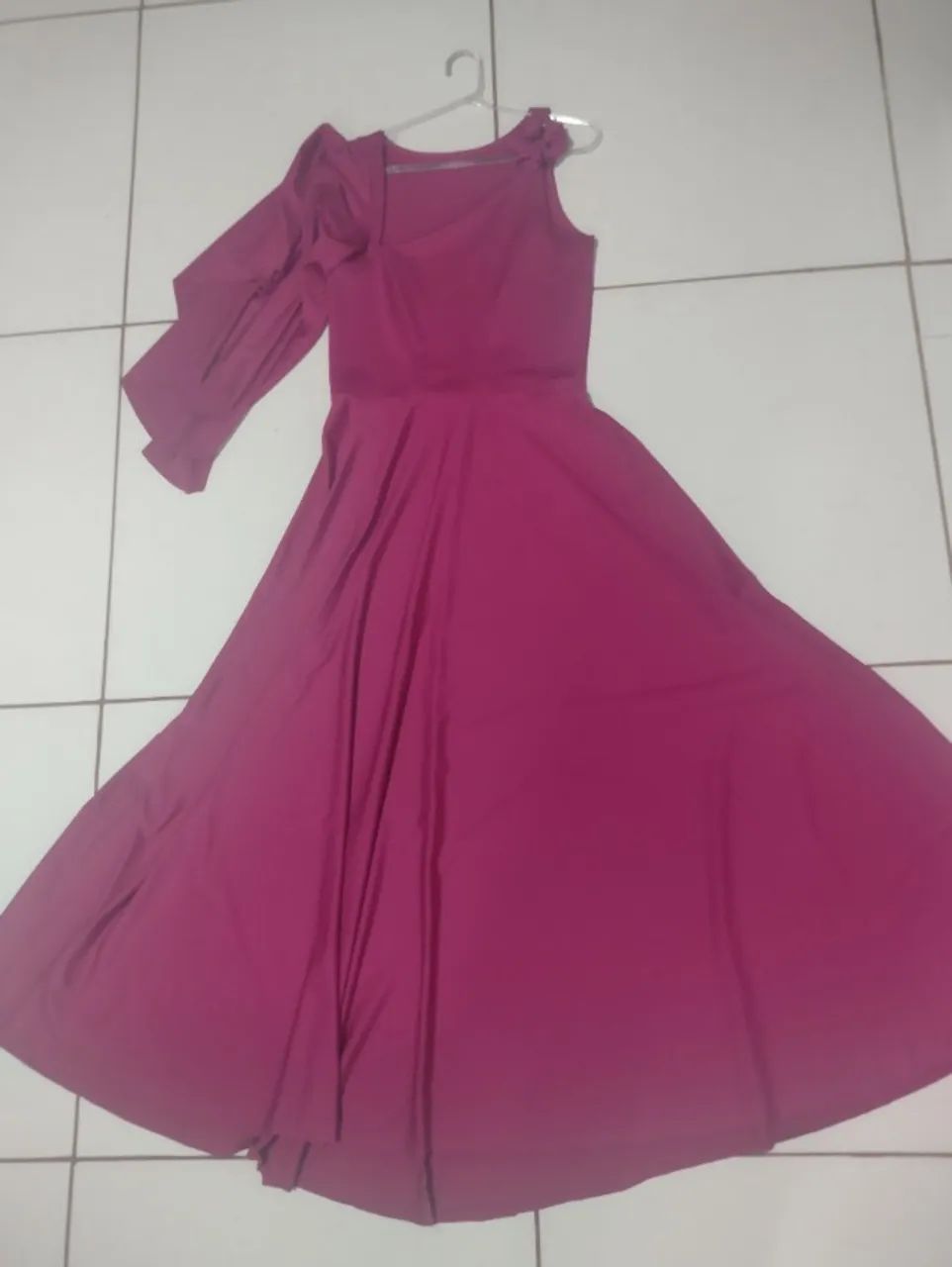 Vestido rosa fuscia longo, perfeito  - Foto 2
