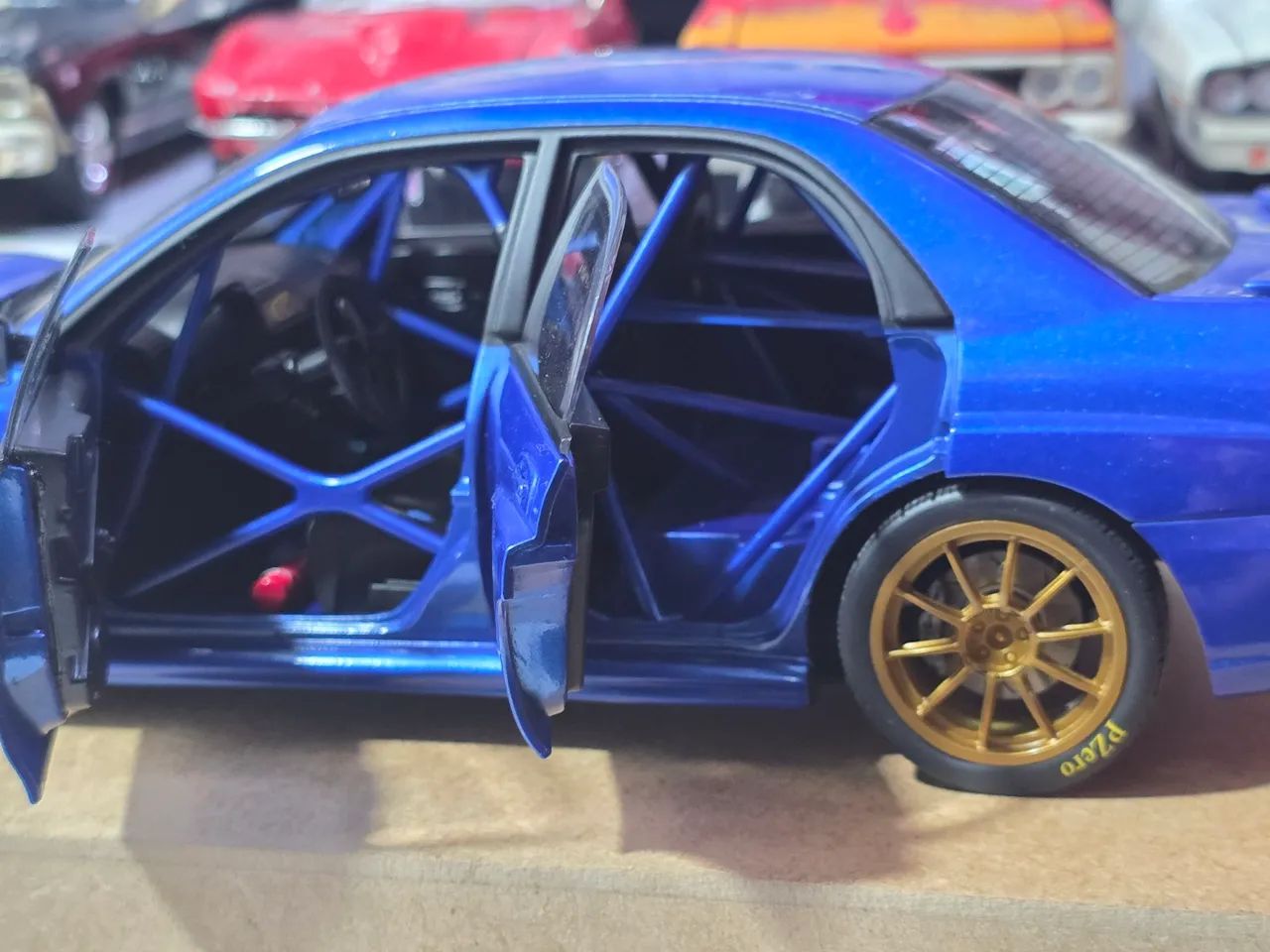 Miniatura 1:18 autoart subaru impreza New age wrc raro lindo