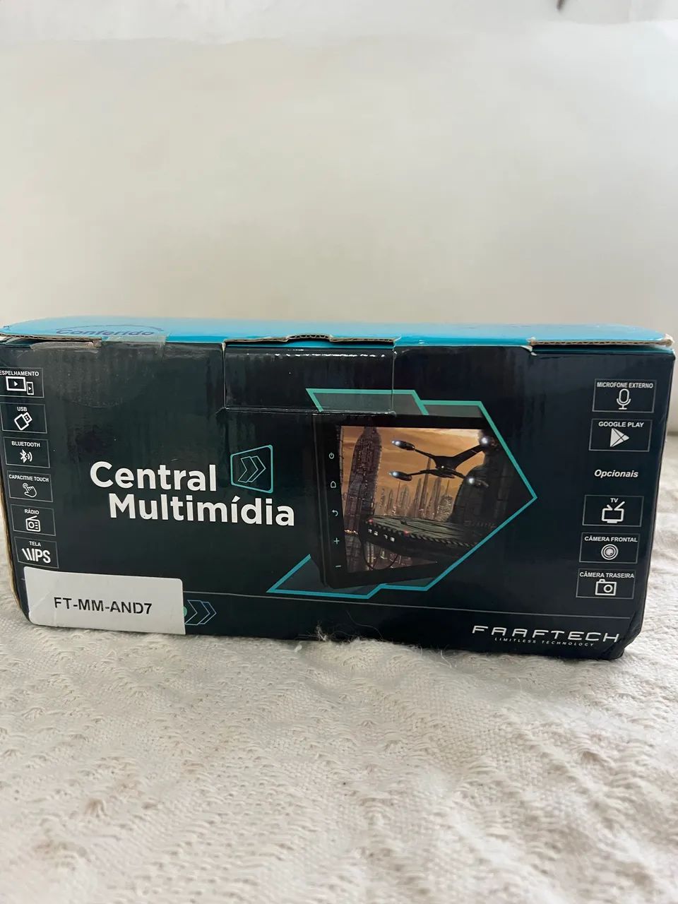 Central Multimídia Android 10 Faaftech 7? IPS | GPS | Wi-Fi | Bluetooth | R$ 490 - Foto 4