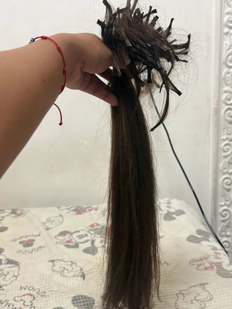 Cabelo 55 cm 100 gramas  - Foto 2