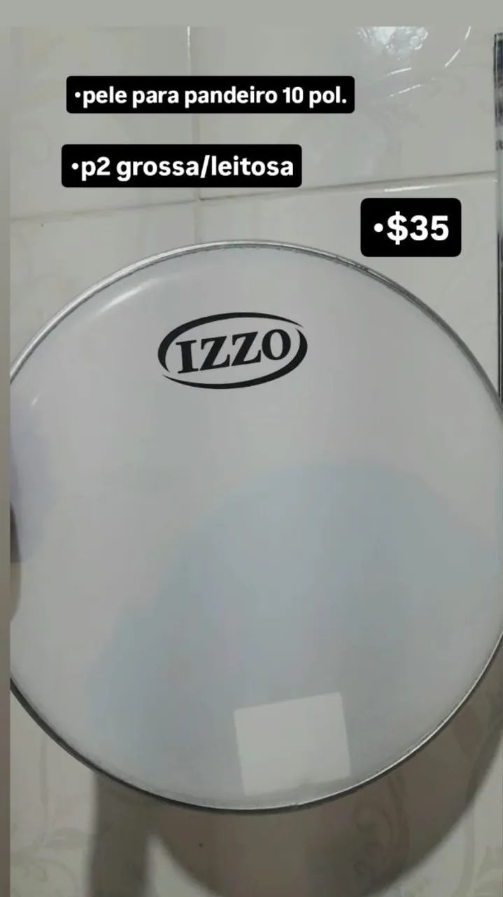 Pele para pandeiro 