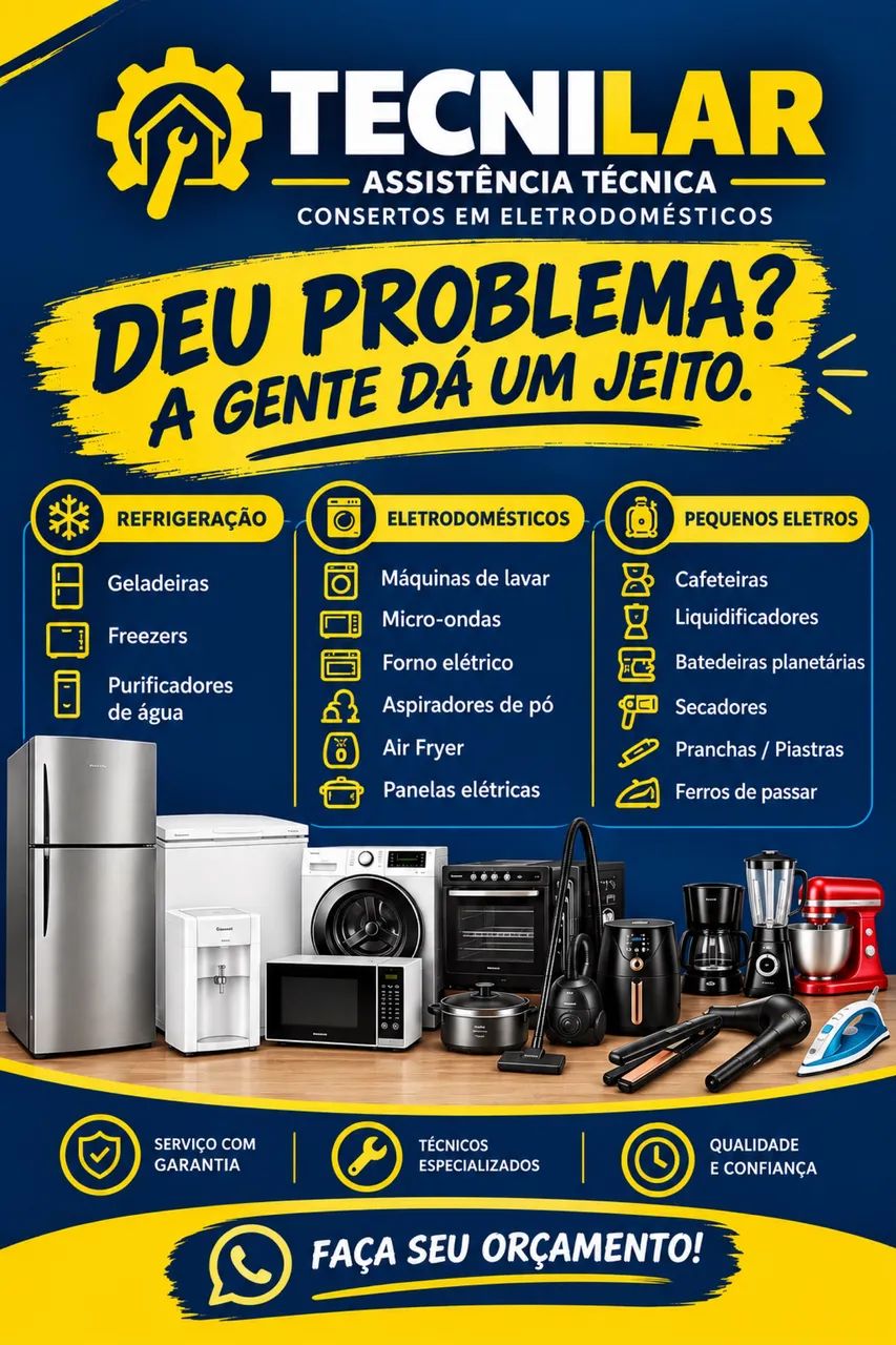 Consertos de eletrodomésticos em Geral