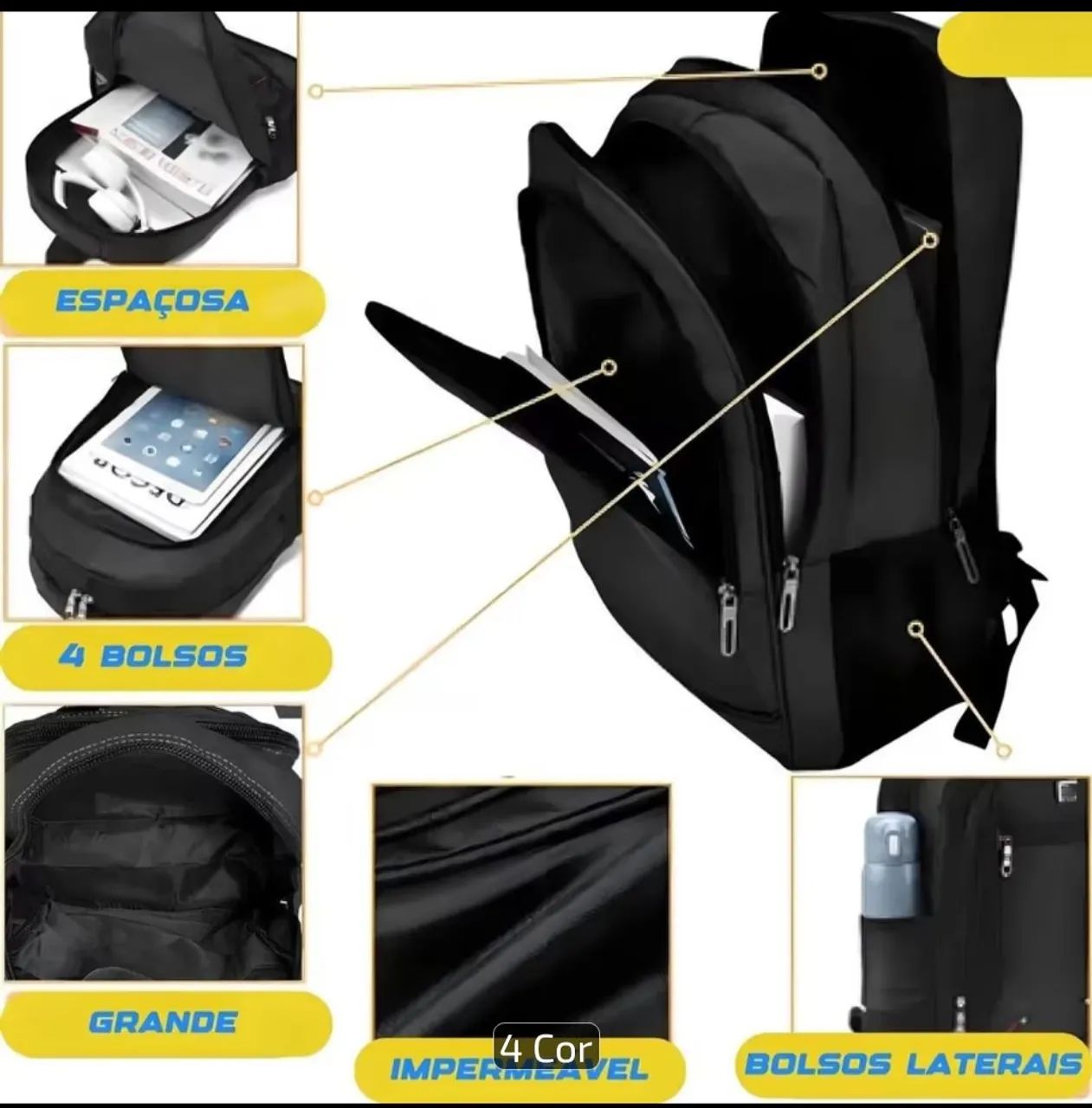 Mochila NOVA impermeável - Foto 3