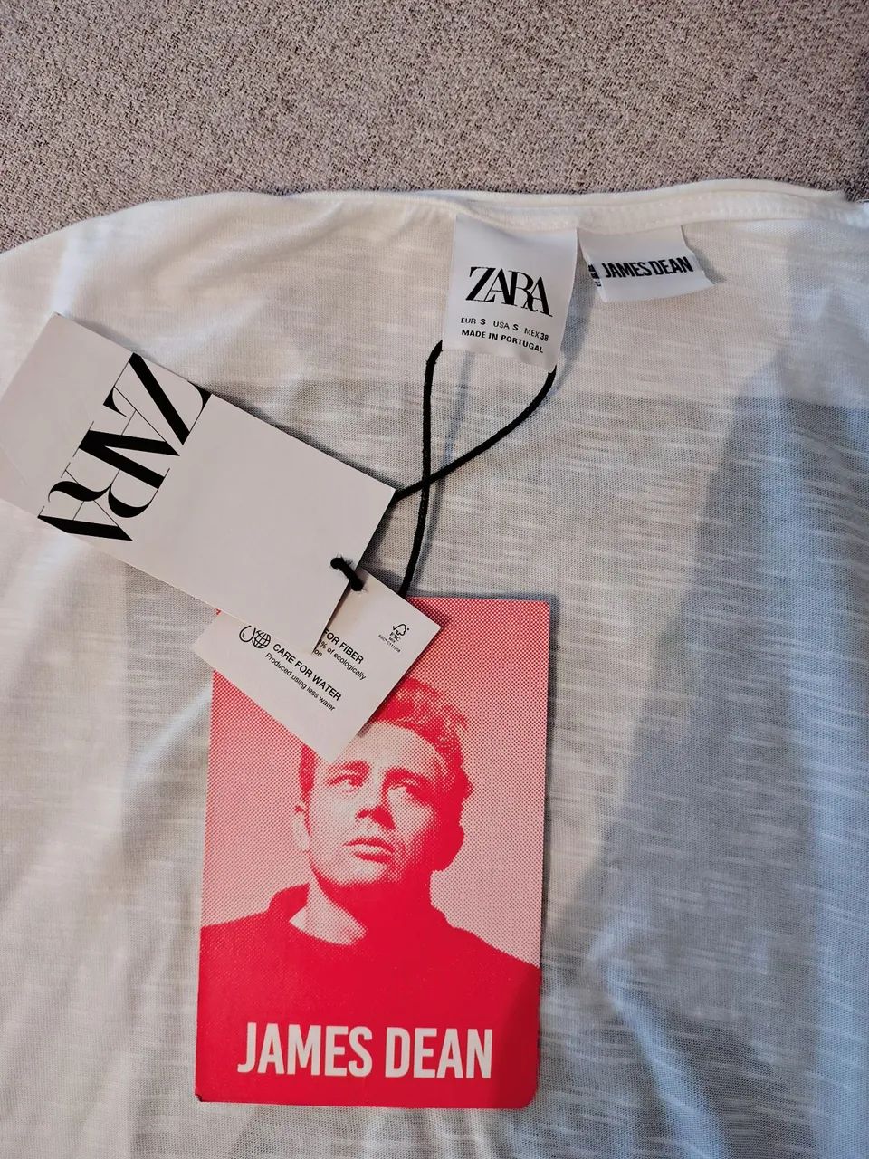 Camiseta Zara (James Dean) Nova - Foto 3