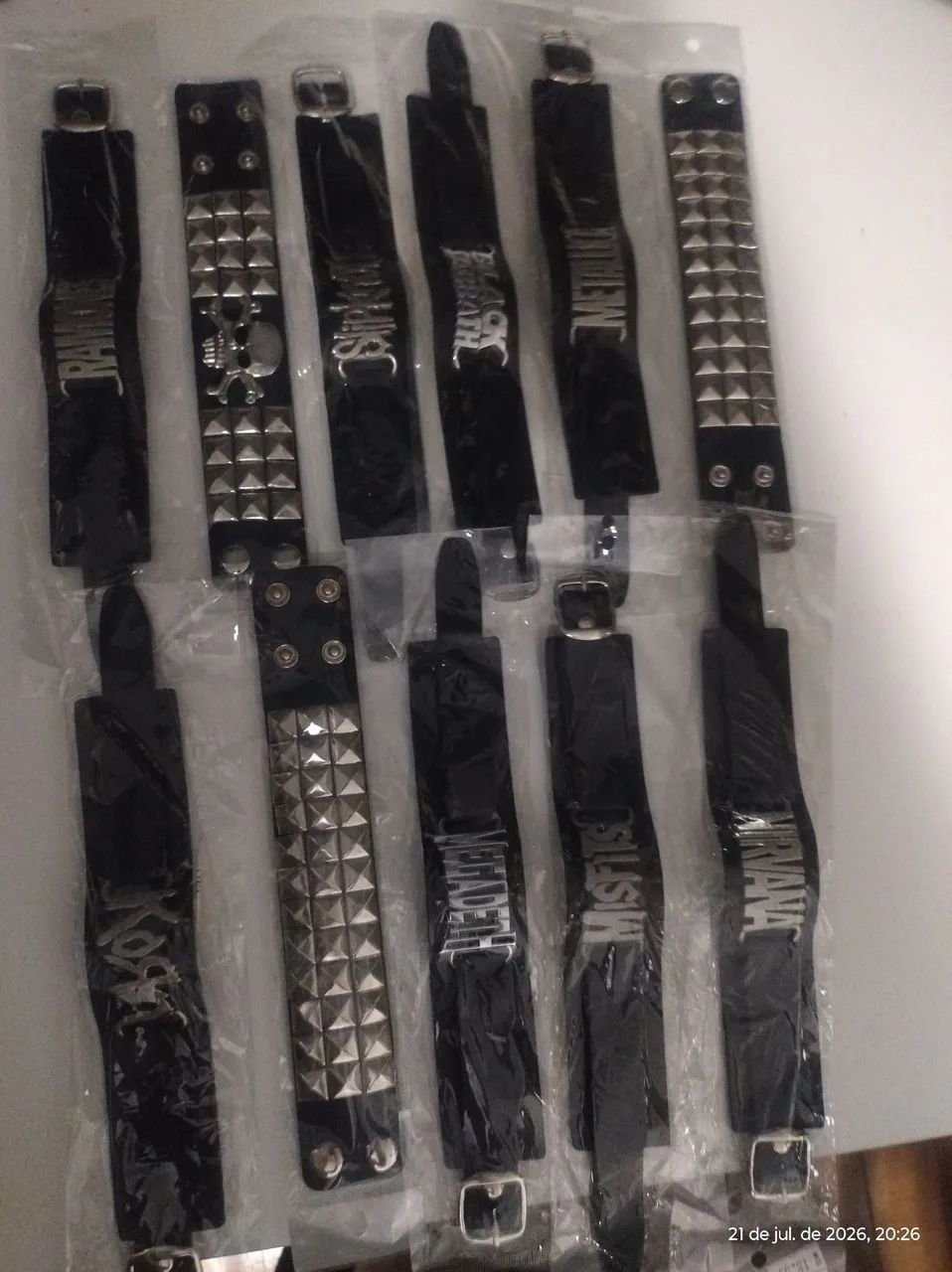 Lote Pulseiras Couro 11