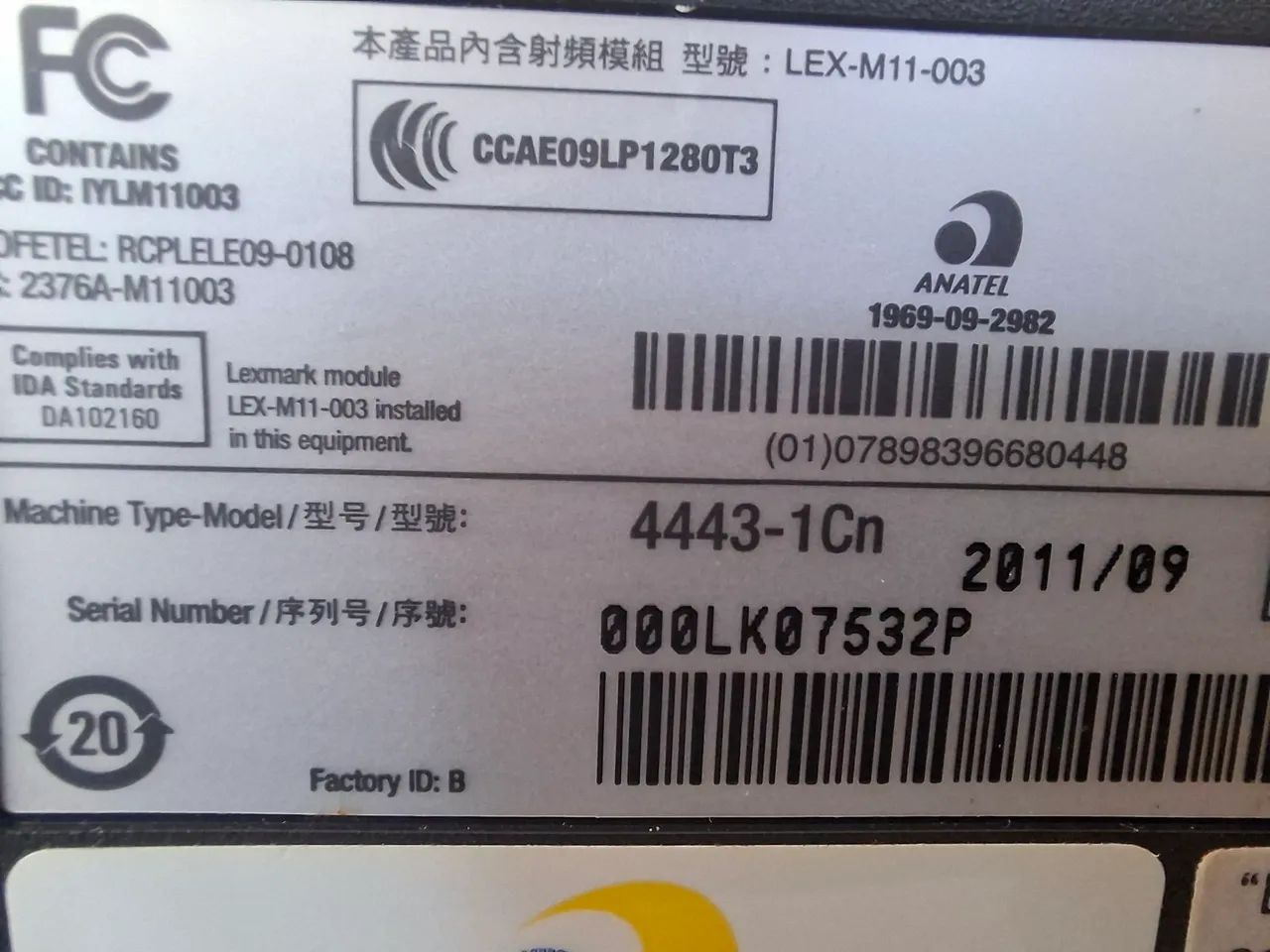 Multifuncional Lexmark S308 só colocar cartucho e usar.