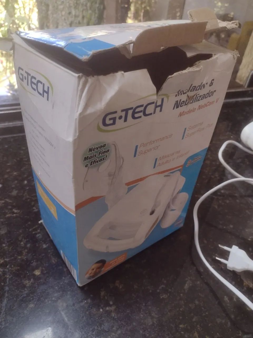Inalador e Nebulizador G-Tech Nebcom V
