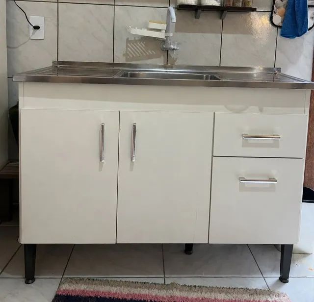 PIA INOX + BALCÃO DE COZINHA - Foto 3