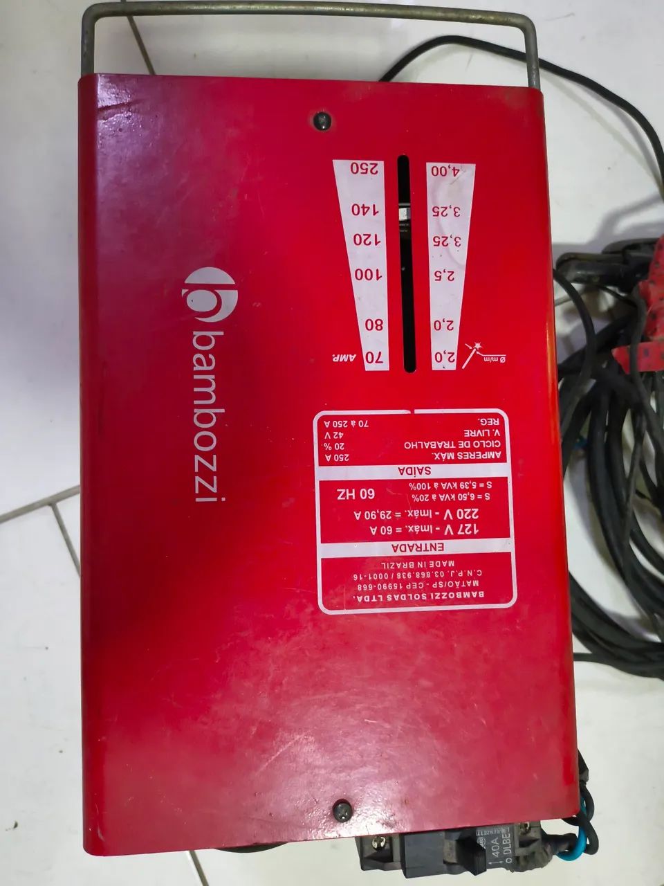 Máquina de solda elétrica bambozzi - Foto 4