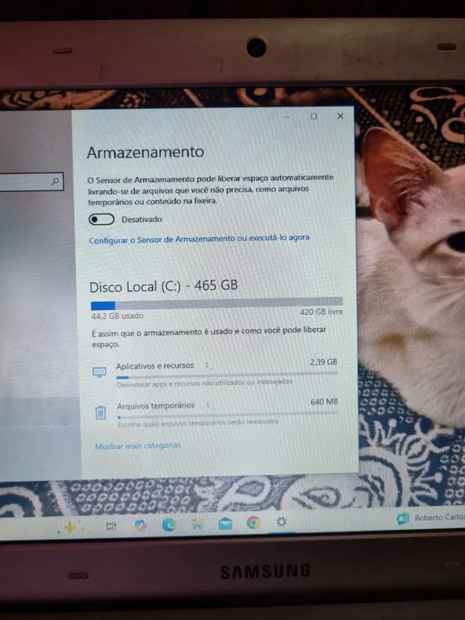 Notebook Samsung  bom estado - Foto 3
