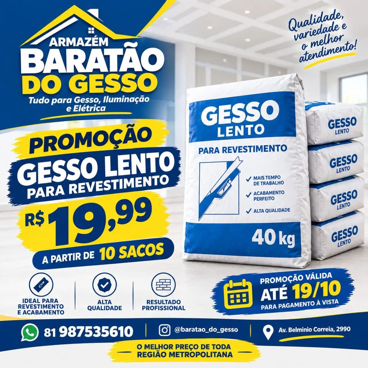 Gesso atacado, varejo e serviços  - Foto 4