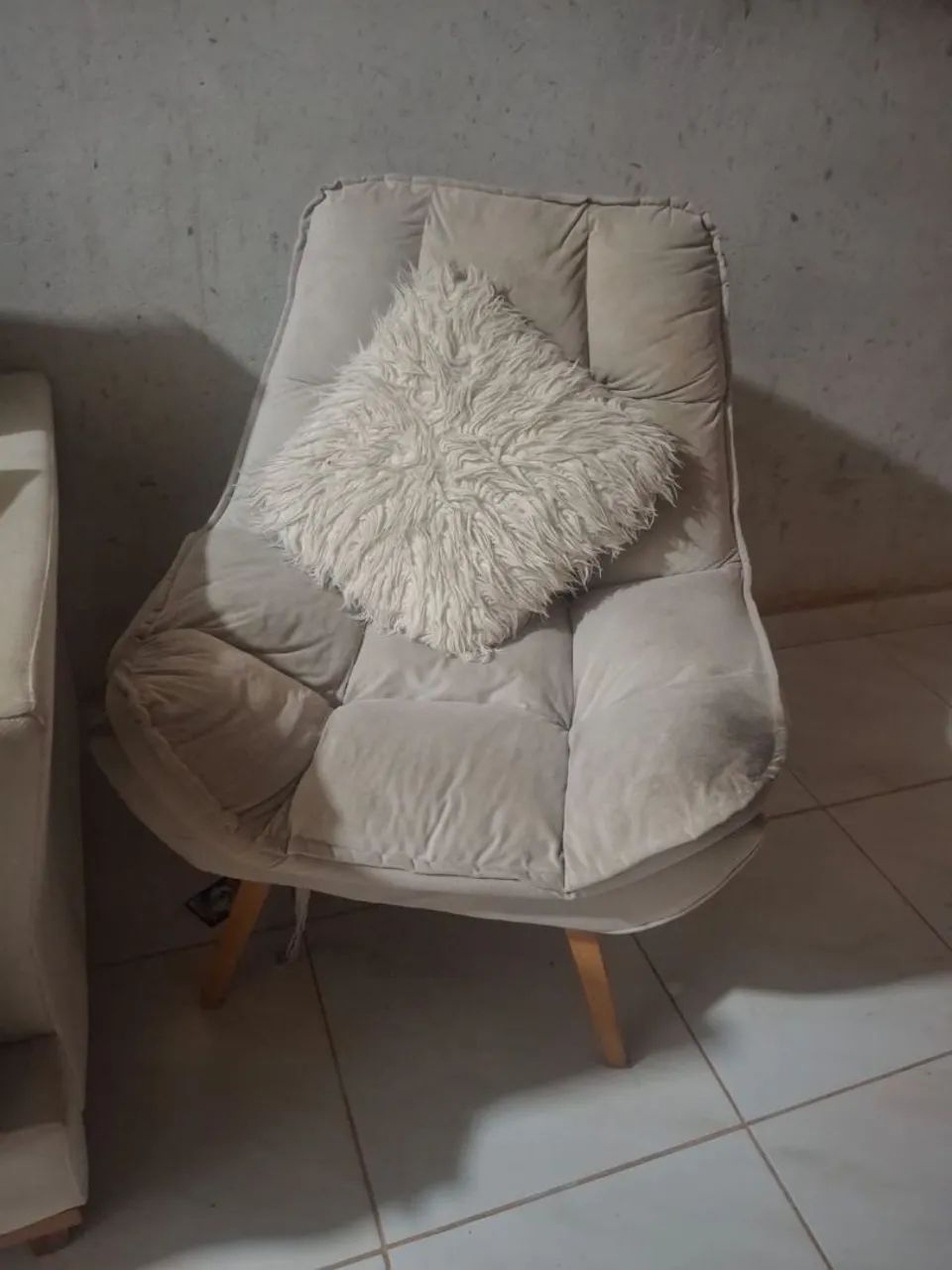 Sofá de linho + poltrona  - Foto 3