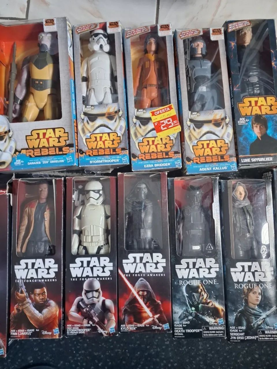 Lote Star Wars com 17 peças - Hasbro / Disney - Foto 2