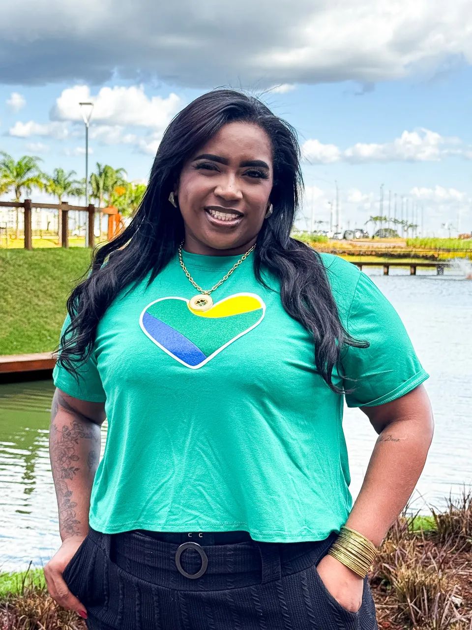 Blusa Brasil Plus Size - Foto 2