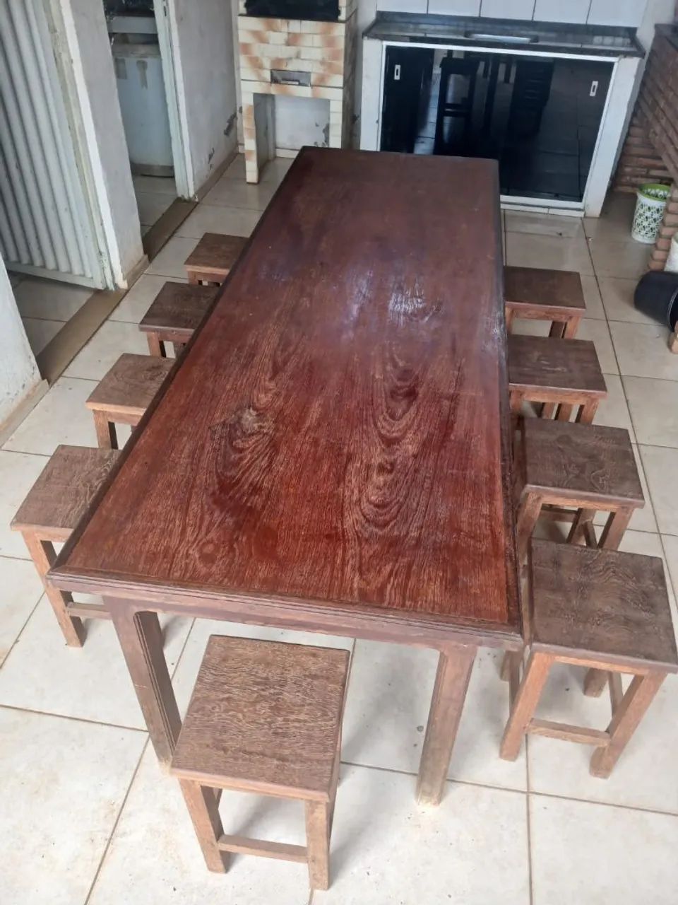 Mesa de madeira  - Foto 3