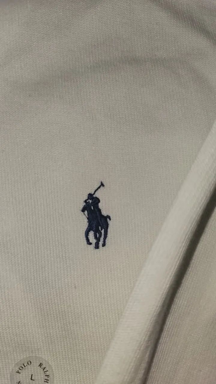 Quarter zip ralph lauren branco - Foto 3