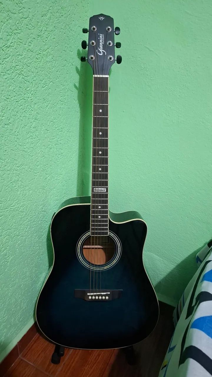 Vendo Violão Gianini Performance com capa e suporte
