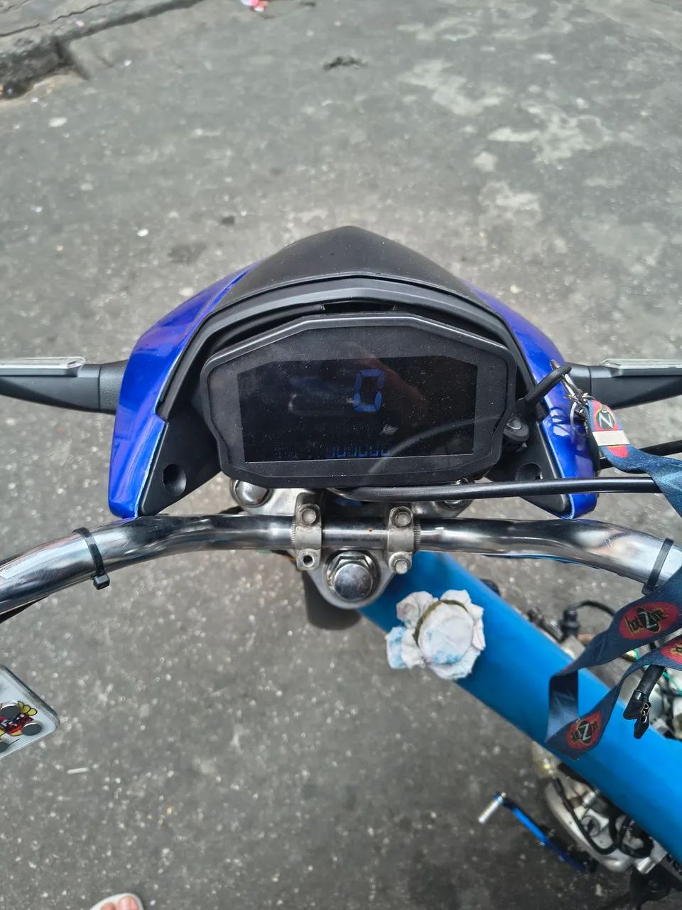 Mobilete 4t azul 90cc  - Foto 5