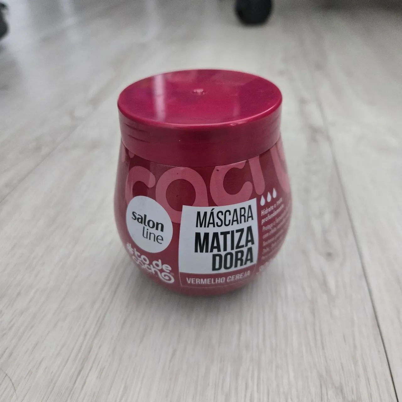 Máscara/tinta matizadora vermelho cereja salon line