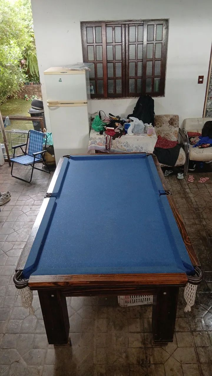 Mesa de sinuca completa usada em bom estado  - Foto 5