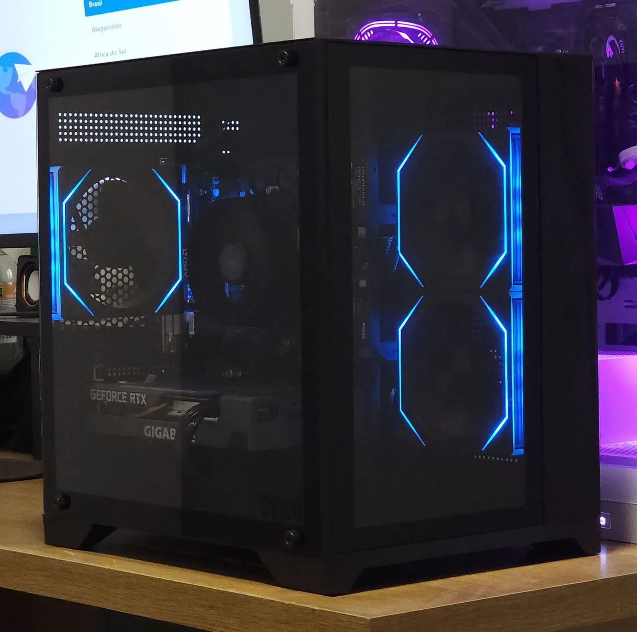 PC RTX3050 8GB + Ryzen 5 com garantia  - Foto 4