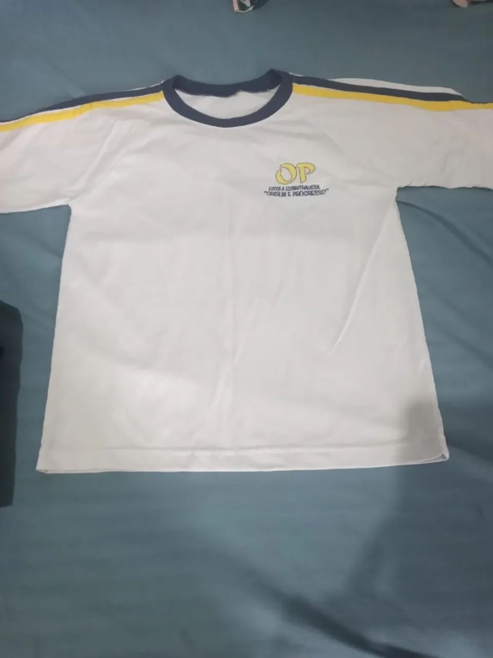Uniforme Escolar Ordem e Progresso Completo Tamanho 8 Anos - Foto 6