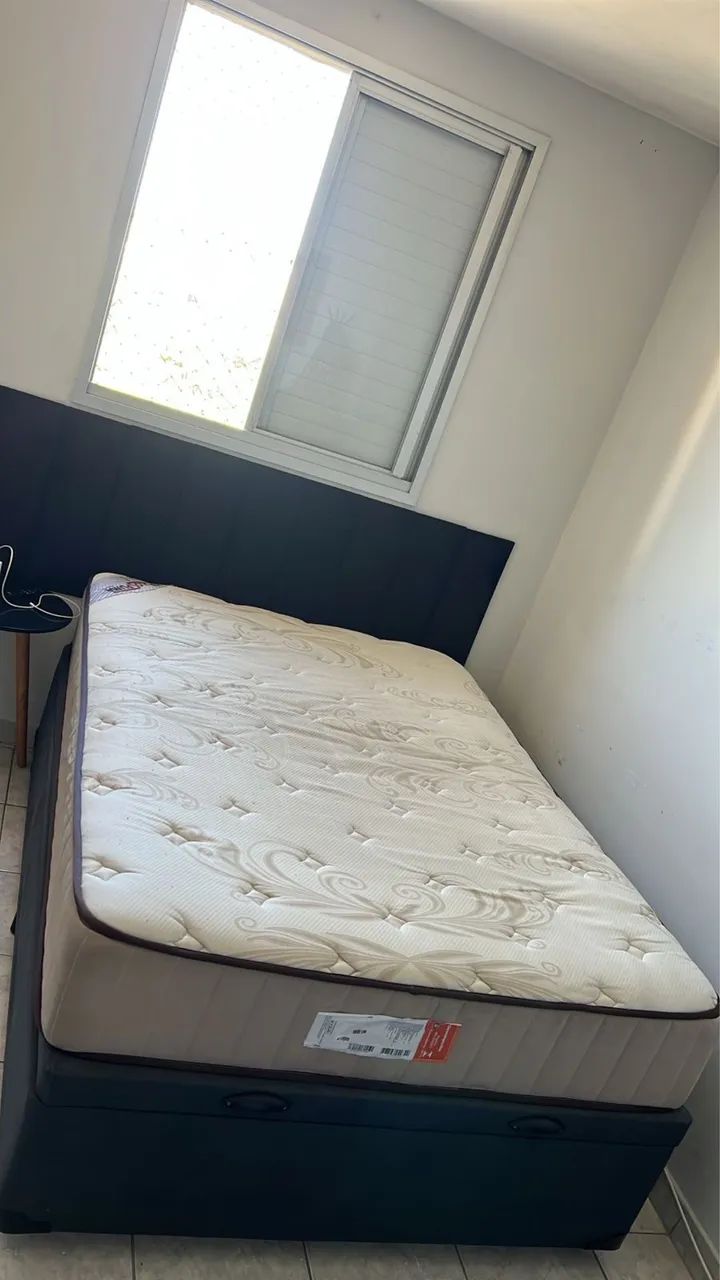 Sofá e cama de casal com baú  - Foto 2