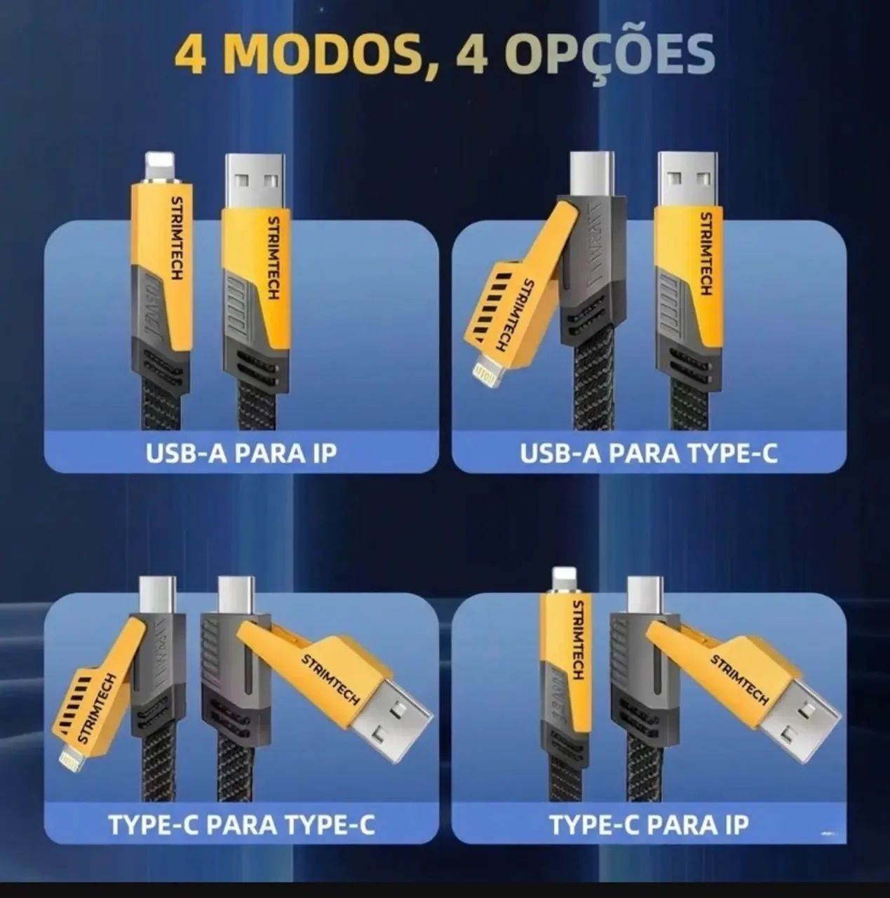 Carregador 4 em 1 - Foto 3