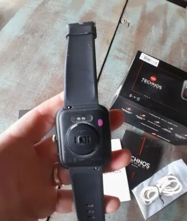 Smartwatch technos connect max prata e preto - Foto 3