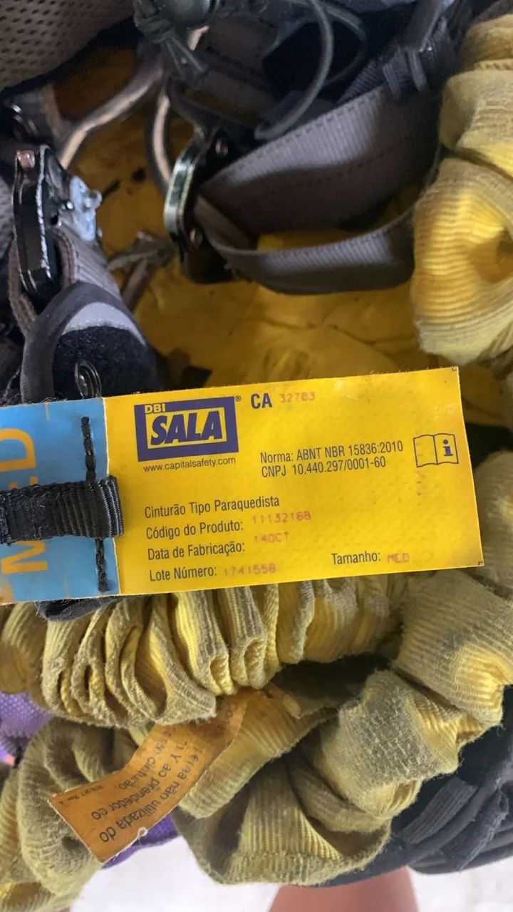 Kit de segurança pra trabalho em altura NR 35 pesado DBI SALA R$ 2700 - Foto 6