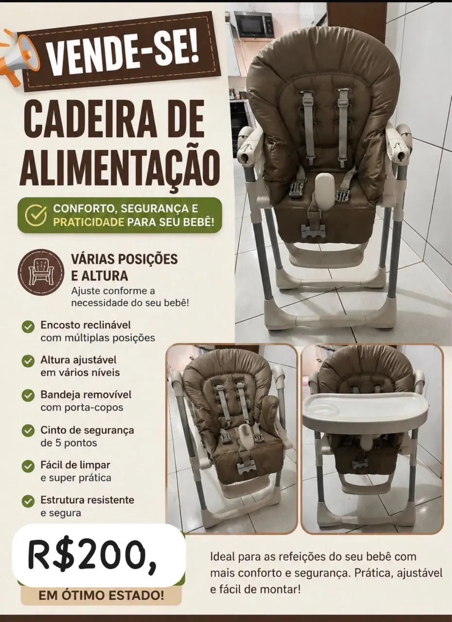 Cadeira de alimentação 