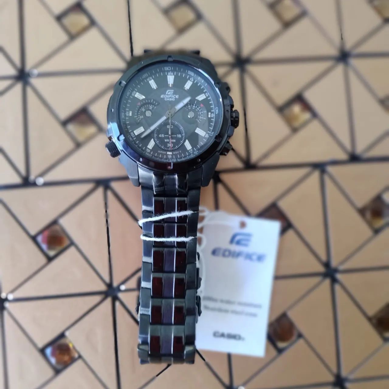 Relógio Casio Edifice preto  - Foto 3
