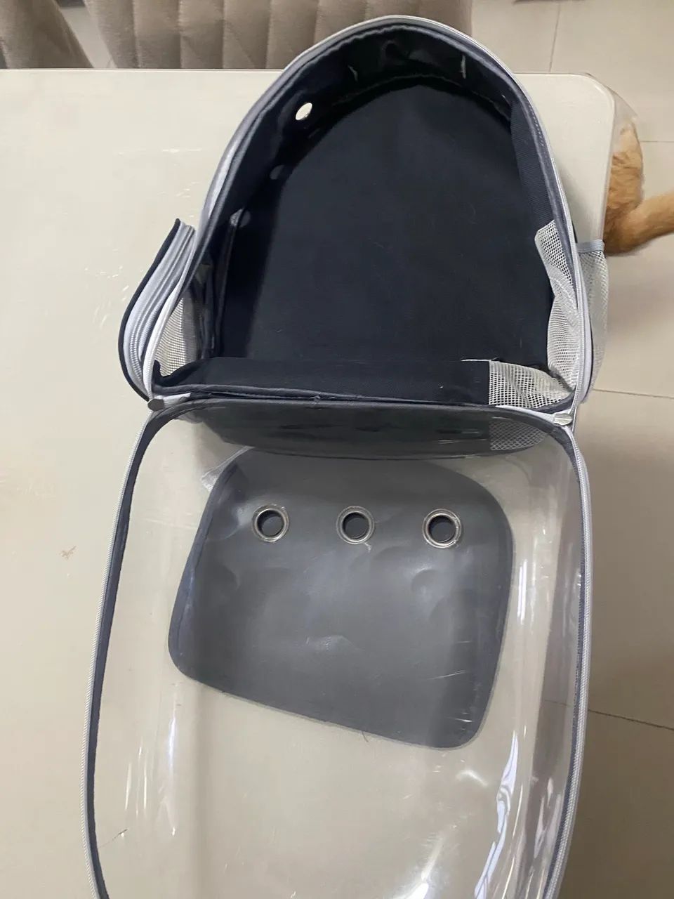 Mochila Bolsa Pet Visão Panorâmica Astronauta Color Gato Ou Cachorro - Foto 2