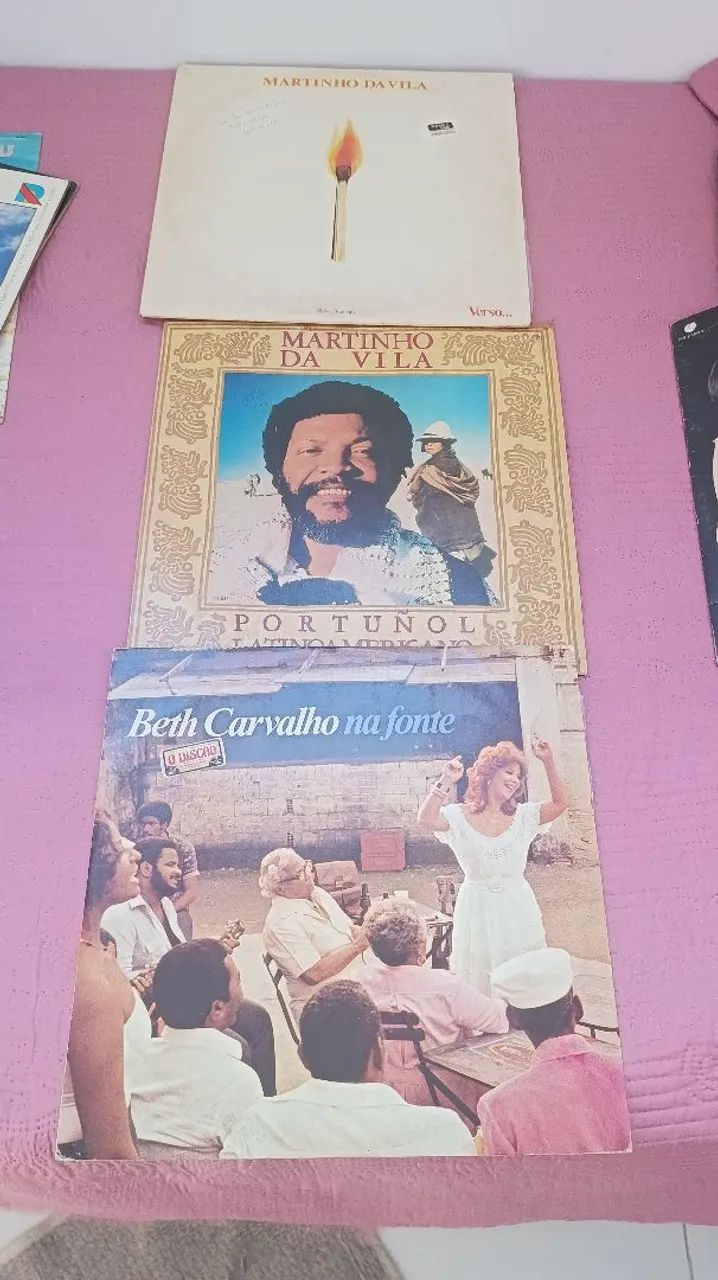 Discos antigos de vinil