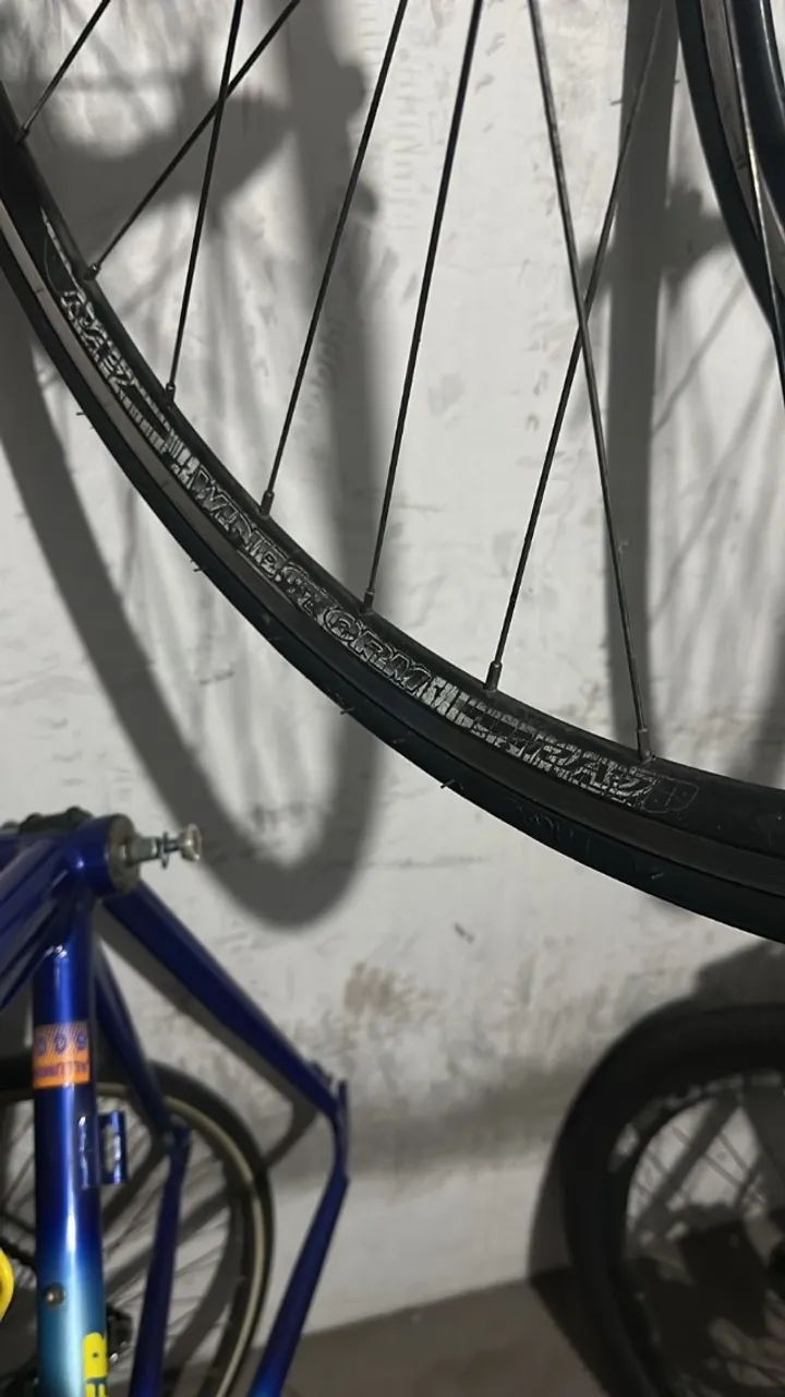 Rodas e pneus 700 speed com cassete de 8v e blocagens - Foto 5