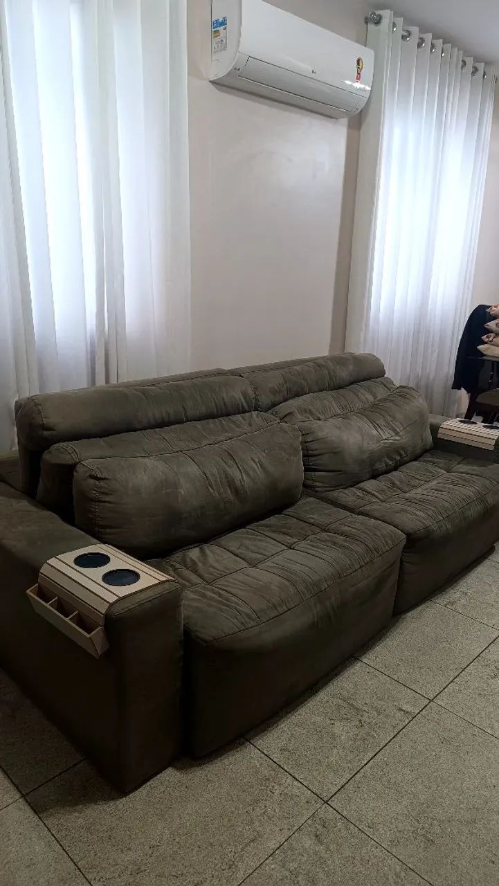 Sofá retrátil em ótimo estado  - Foto 4