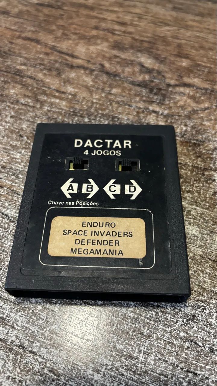 Jogo Atari com 4 jogos