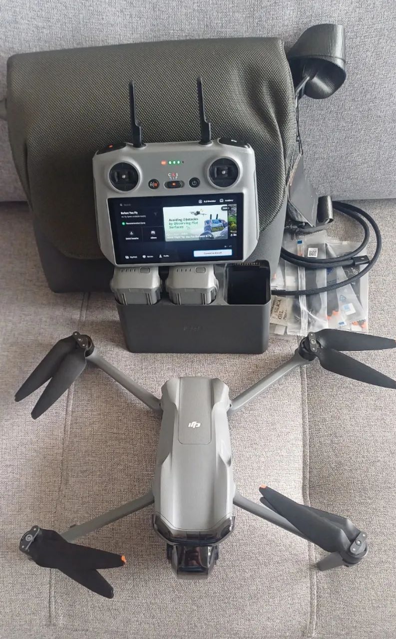 Drone Dji Air 3 Fly More Combo Perfeito Troco - Foto 5