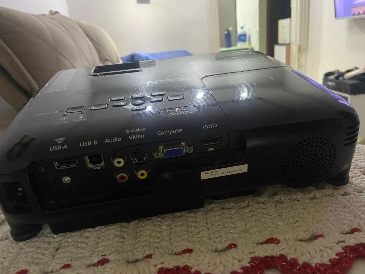 Projetor Epson PowerLite S18+ - Foto 4