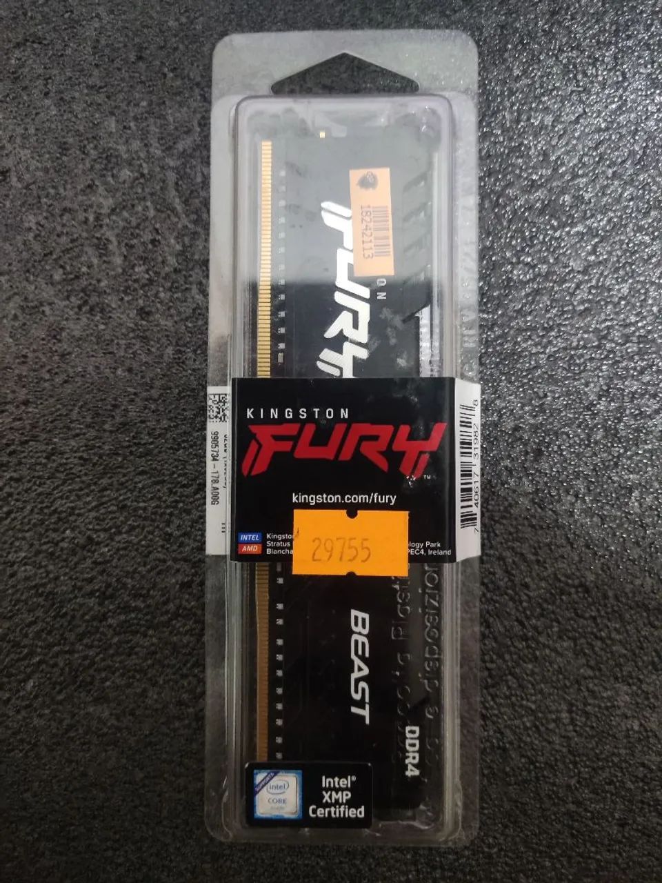 Memória RAM Kingston FURY Beast 32GB DDR4 3200MHz CL16 - Estado de Nova - Foto 3
