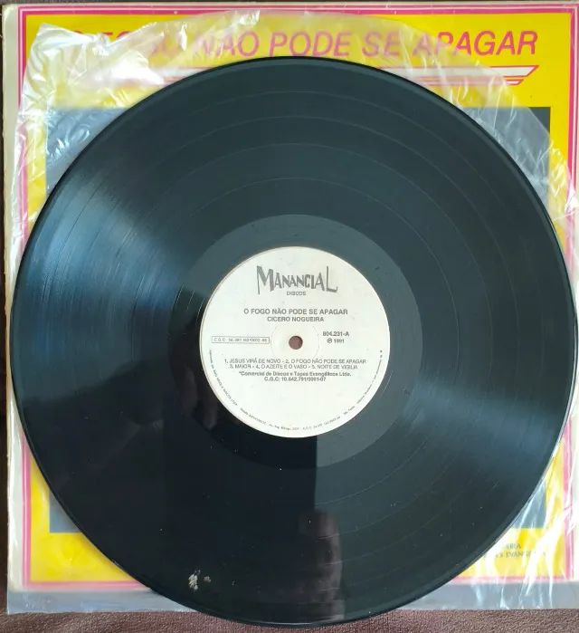 Lp Disco de Vinil Gospel Evangélico Cícero Nogueira - O Fogo Não Pode Se  Apagar - raro - CDs, DVDs etc - Catolé do Rocha 1483897716