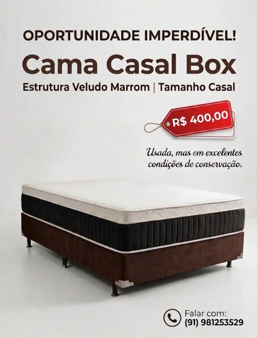 Cama Box Casal