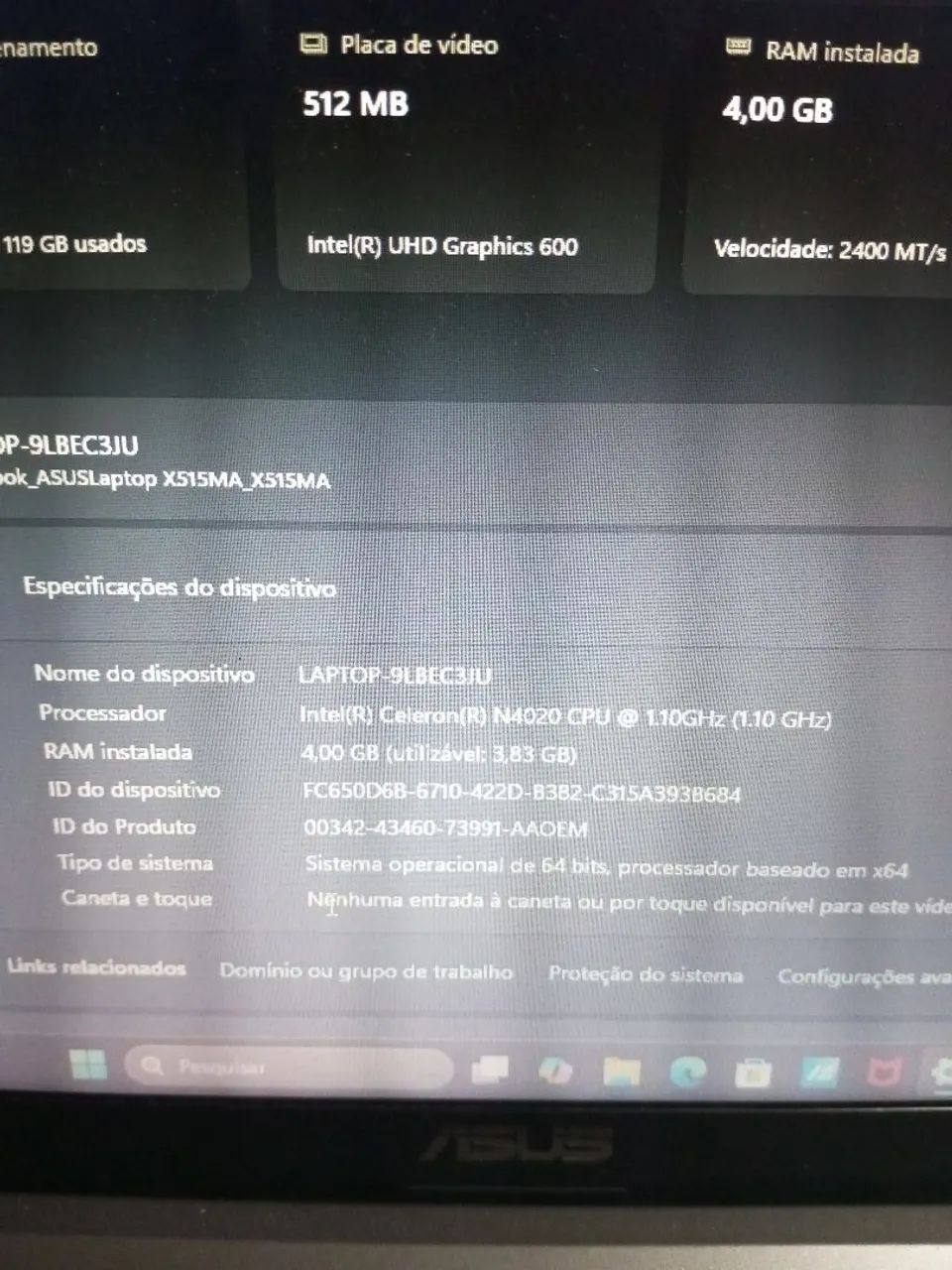 Notebook asus - Foto 3