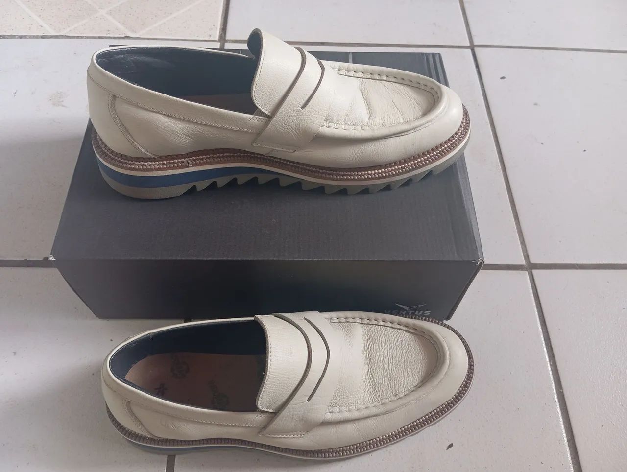 Sapato Loafer Couro 