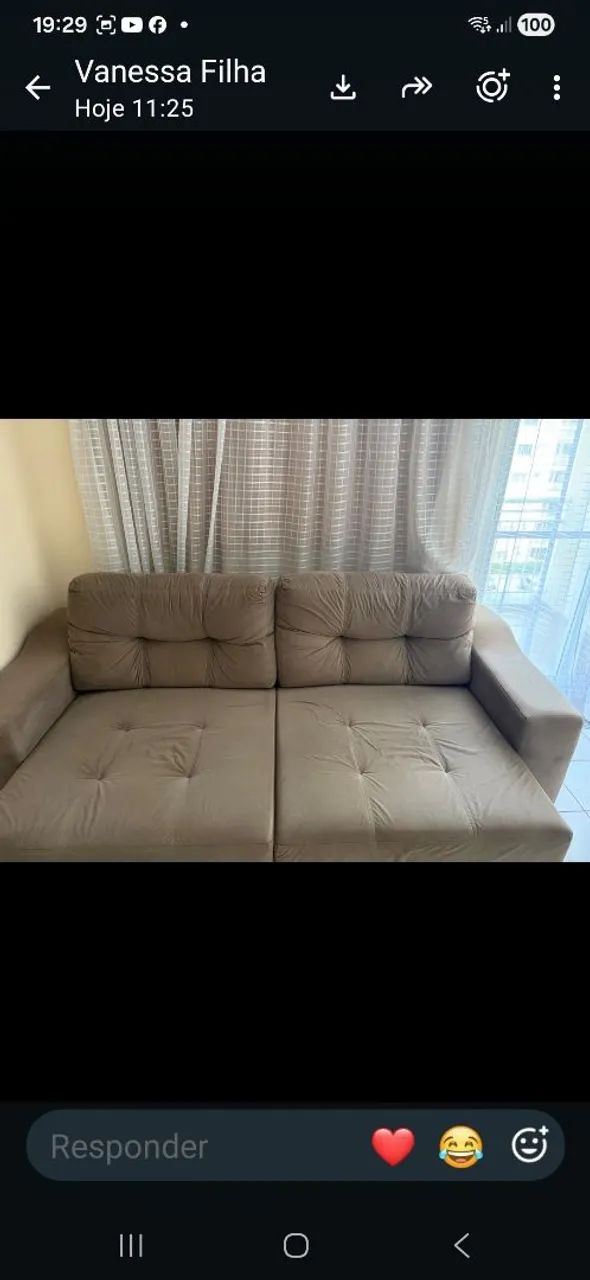 Vendo sofá retrátil 2 lugares - Foto 2