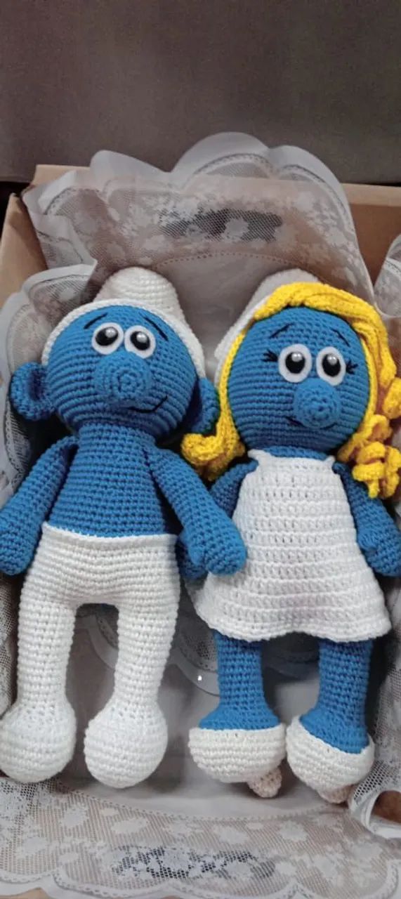 Amigurumi smurf e smurfette  - Foto 4