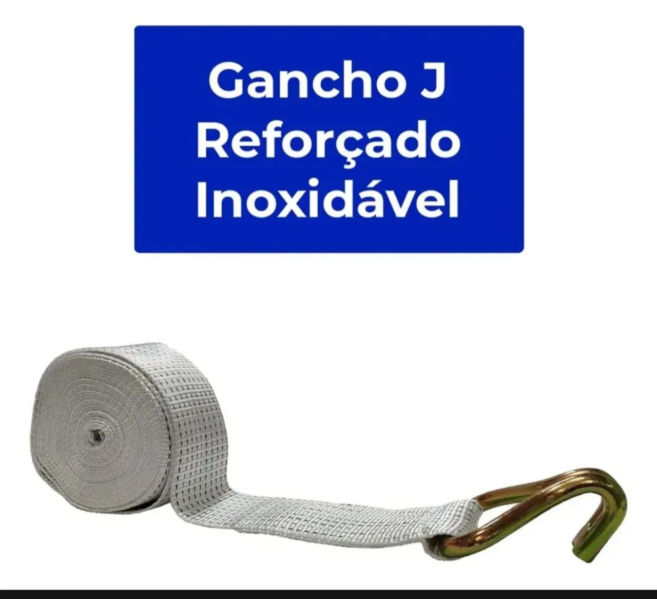 Cinta+catraca p/ amarração de cargas 5ton e 10ton - Foto 9
